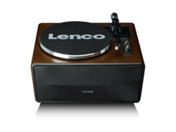 Tocadiscos multifunción Lenco Ls 470wa en color nogal con altavoces integrados y Bluetooth