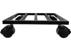 Soporte Rodante Para Plantas De Hierro Fundido Kichouse Con Ruedass, Soporte Móvil Para Macetas Para Uso Interior Y
