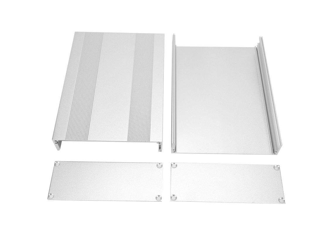 2026-caja De Enfriamiento De Aluminio Para Pcb Instrumento Proyecto Electrónico 54*145*200mm