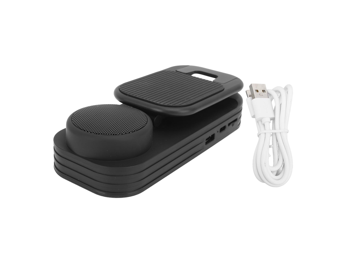 Soporte para teléfono móvil con altavoz Bluetooth, soporte de sobremesa para tableta y teléfono móvil