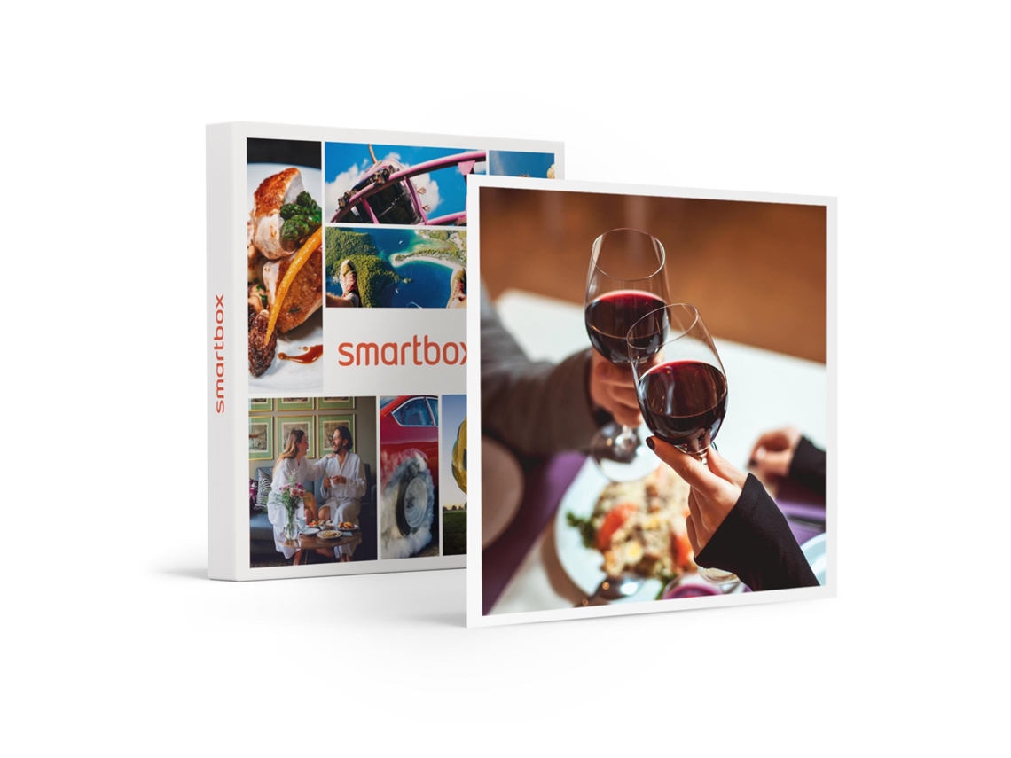 Caja Regalo SMARTBOX Cena con botella de vino para dos