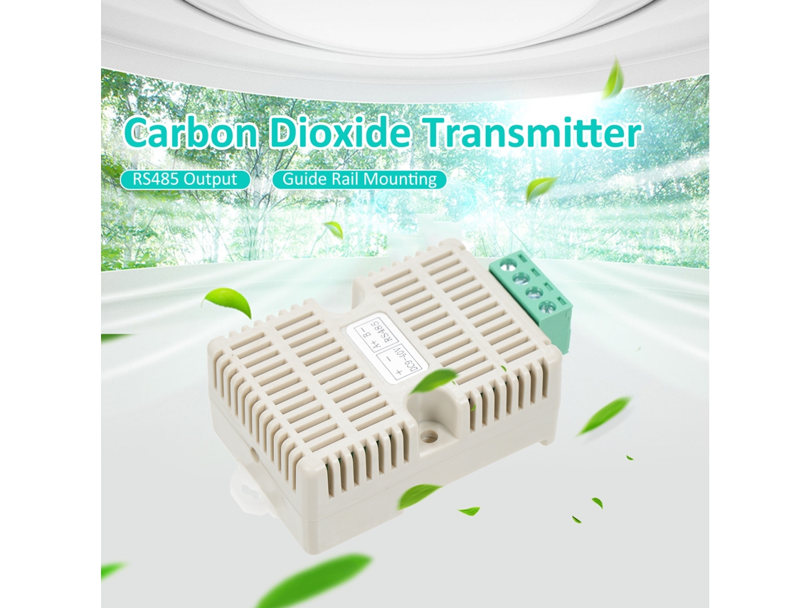 Transmisor De Dióxido De Carbono (co2), Protocolo Modbus-rtu Rs485, Alta Precisión, Monitorización Industrial.