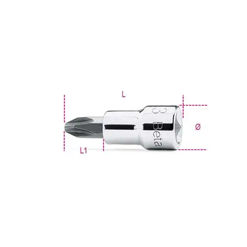 Llave de Vaso 3/8 Perfil Phillips BETA 910Ph Ph3 1010910Ph300
