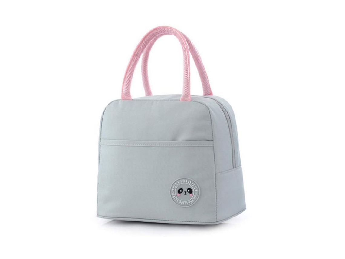 Rebe - Bolsa térmica impermeable y a prueba de fugas para el almuerzo, organizador para el trabajo y picnics, color gris.