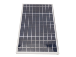 Panel solar (30 W, 12 V, cargador resistente al agua)