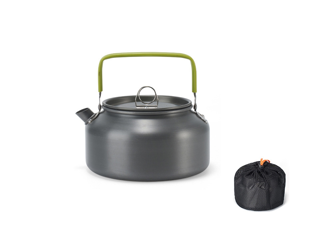 Hervidor De Camping Ligero De Aluminio Con Asa De Estilo Antiguo, Portátil Para Café Y Té Al Aire Libre.