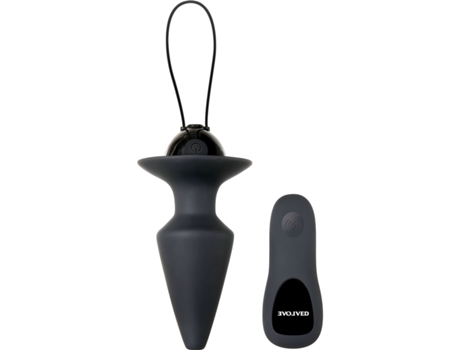 Plug Anal EVOLVED Plug & Play (Negro - Ø 5 cm)