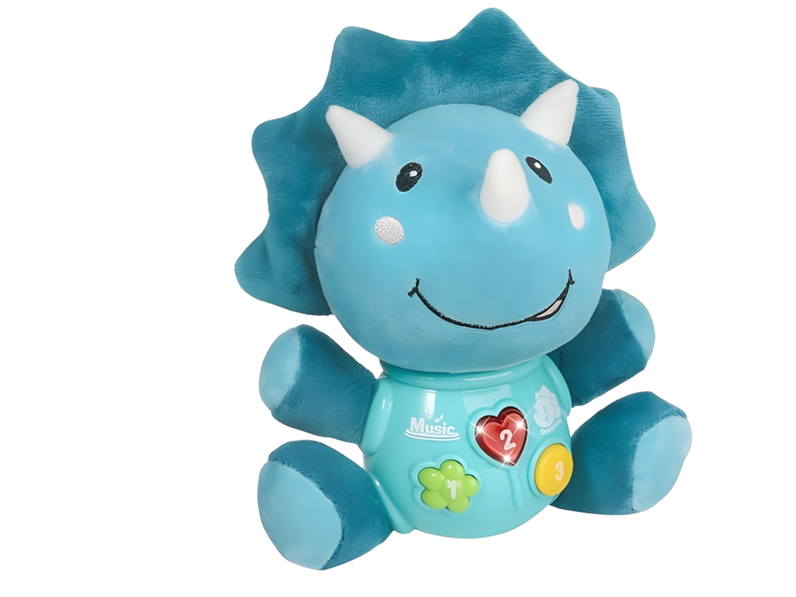 Juguetes Para Niños Dinosaurio Musical Peluche Juguetes Para Bebés Szsmart Sl8 Azul