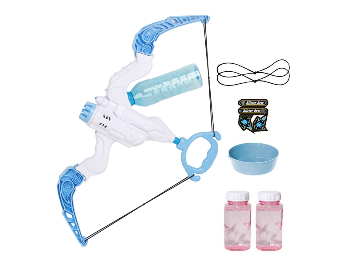 Mali máquina de Bolhas Automática Arco e Flecha 2 em 1 Multi Buracos Brinquedo Outdoor Verão