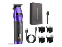 Corta Máquina Cabelo Recarregavel S9 Henten Home Roxo