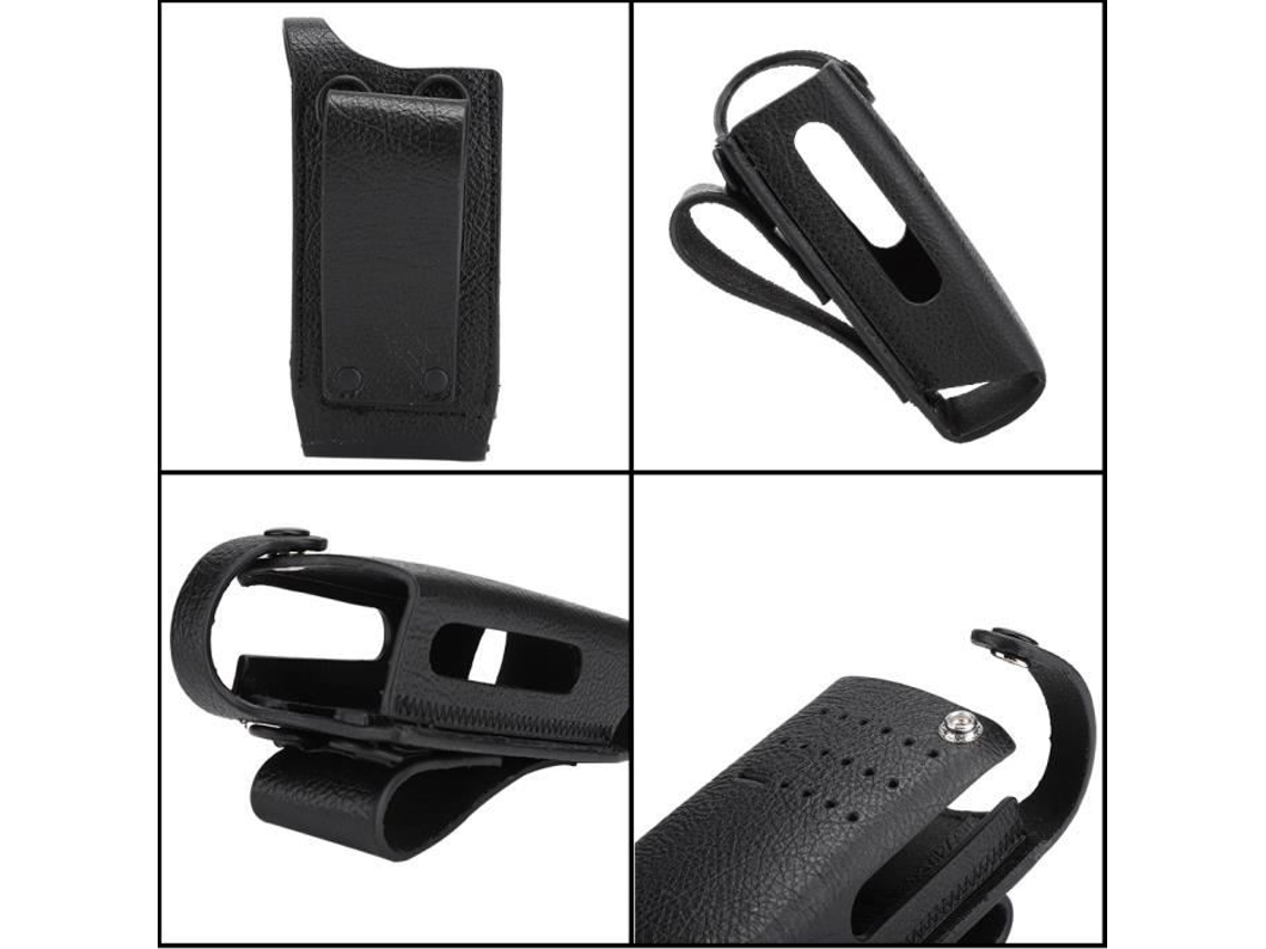 HURRISE Cubierta de Walkie Talkie P6600 Cubierta para Radio Bidireccional con Clip y Parte de Video Separada de Nylon