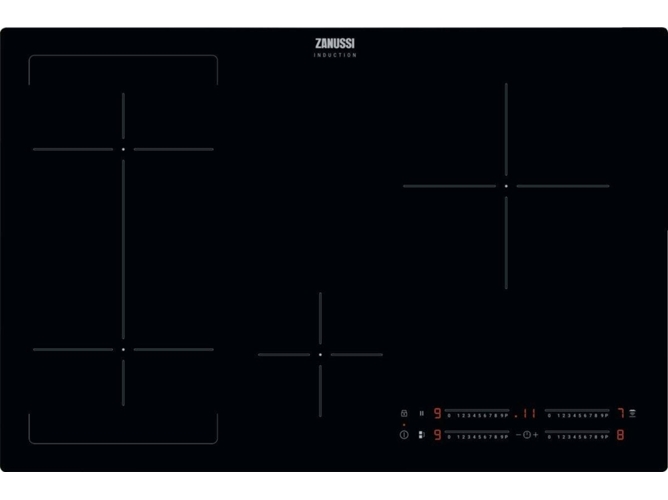 Placa de Inducción ZANUSSI ZIFN844K (Eléctrica - 78 cm - Negro)