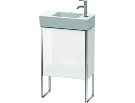 DURAVIT XSquare Vanity unit vertical 48.4x24.0 cm, 1 puerta, colgado a la izquierda, 1 estante de vidrio, para el lavabo Vero Air 072450