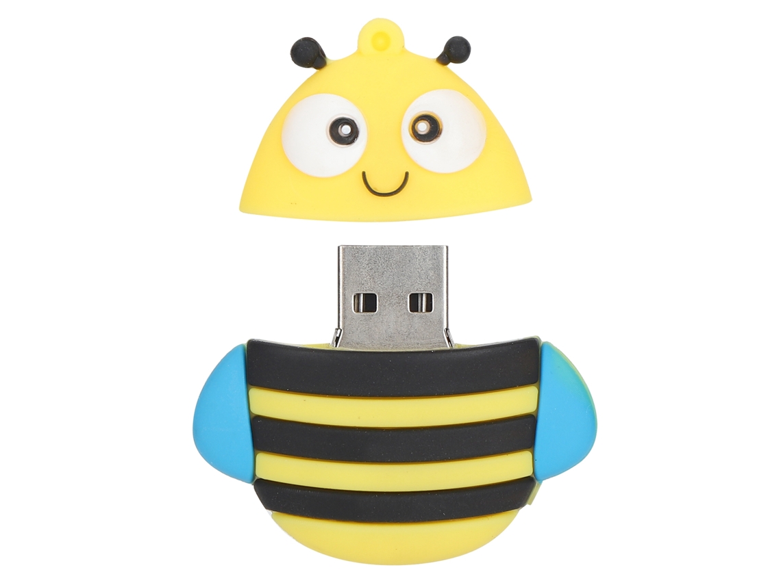 Unidad Flash Usb De 128gb Usb 2.0 En Forma De Abeja Linda Para Almacenamiento Y Transferencia De Datos