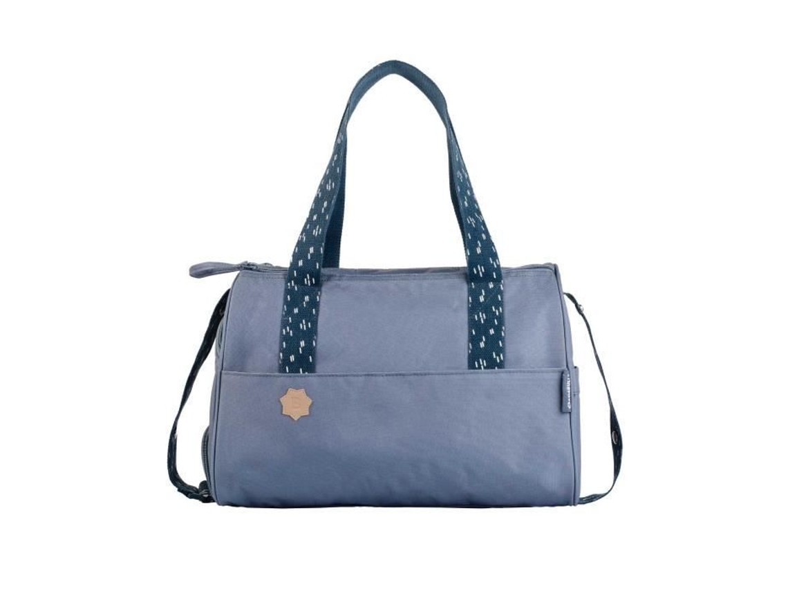 Bolso cambiador de bolsillo, funda térmica, bolsita, clips para cochecito incluidos, azul Badabulle