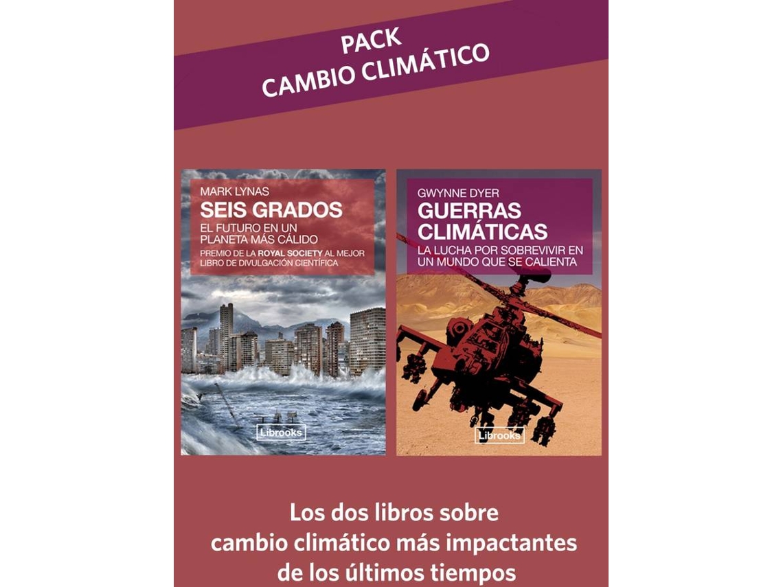 Libro Pack Cambio Climático: Seis Grados + Guerras Climáticas (Español)