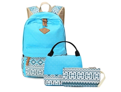 Mochila KOHREE de estudiante de Mochila KOHREE de viaje impermeable de tres piezas
