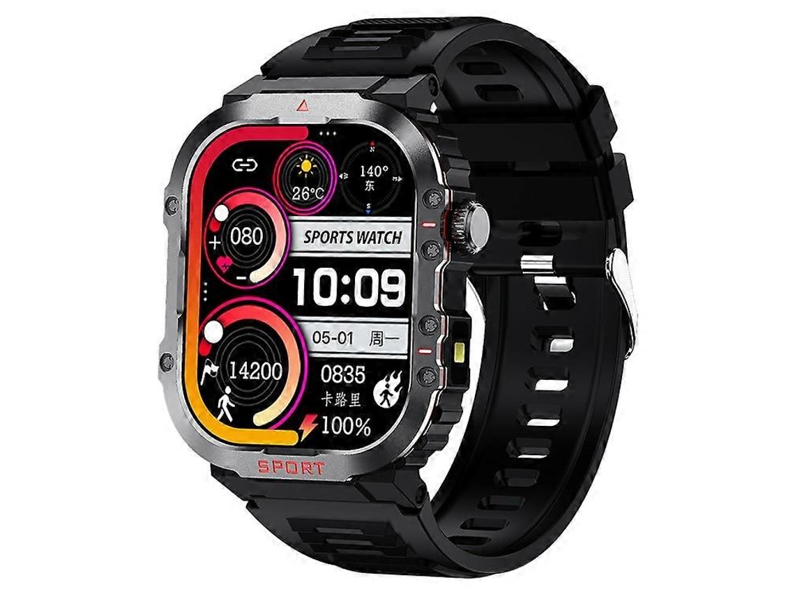 Reloj inteligente deportivo G45 para exteriores, resistente al agua hasta 1 ATM, pantalla de 2,01 pulgadas, con llamadas Bluetooth, brújula y linterna. Ly Ebike