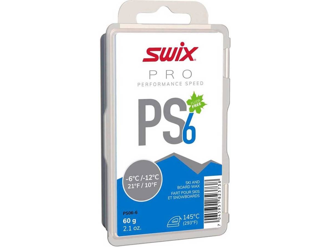 Cera de Esqui SWIX Ps6 -6ºc/-12ºc (0.1 Kg)
