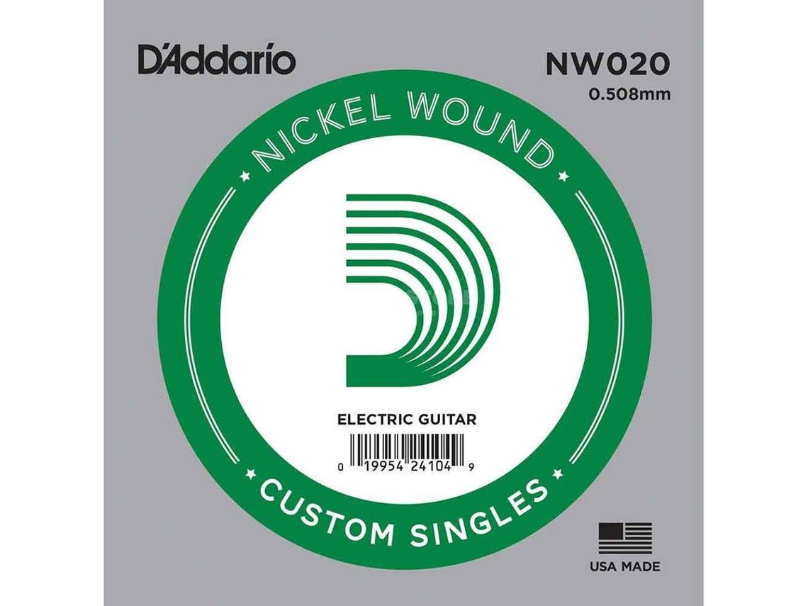 Cuerdas Sueltas DADDARIO Nw020  (Calibre: .02 - Níquel)