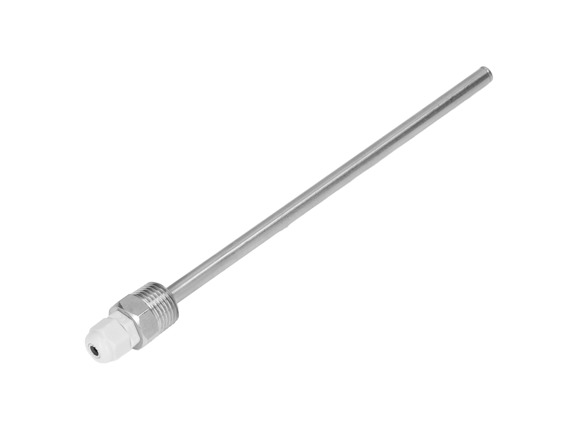 Tanque termostático M12 de acero inoxidable IP68 de 213 mm para sensor de temperatura solar