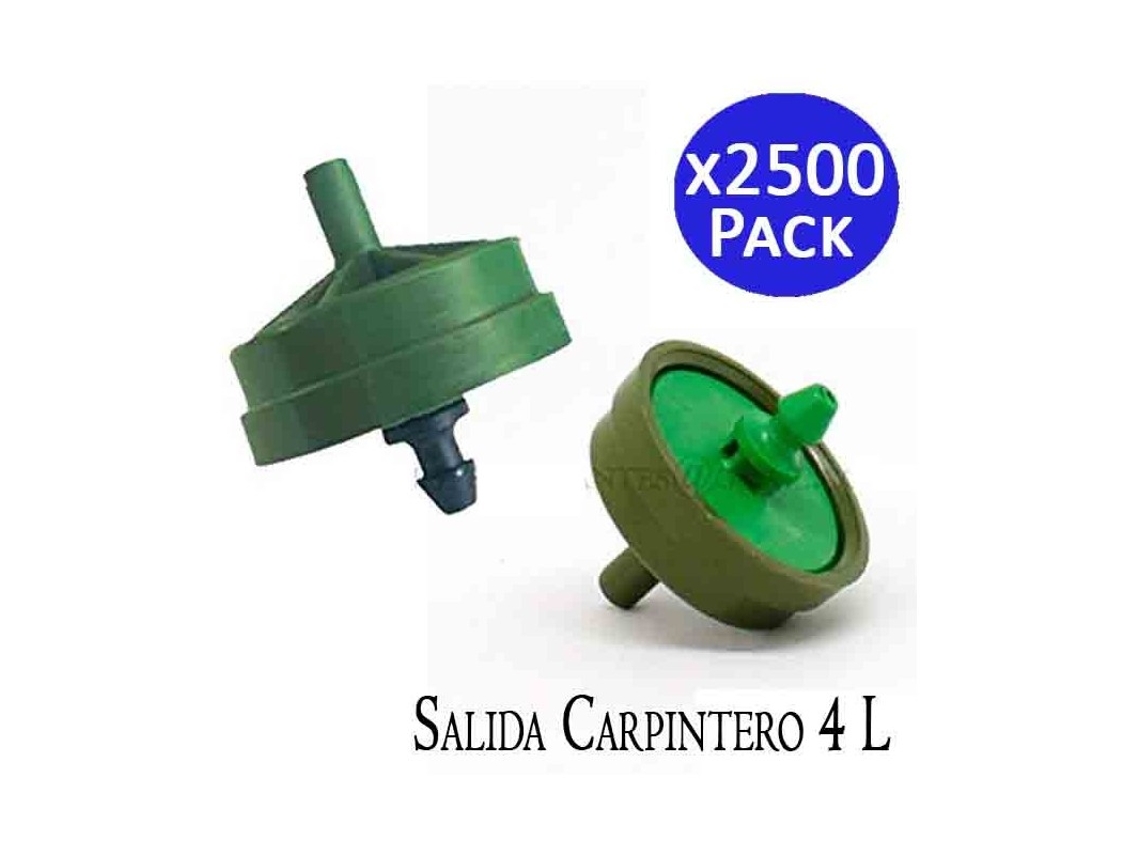 Gotero NETAFIM 8 Litros/Hora Autocompensante Salida Carpintero Pack 2500 NETAFIM