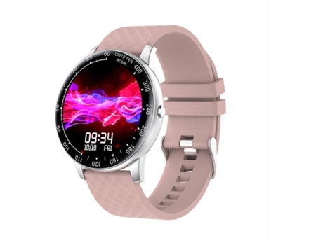 Smartwatch MDUG Monitor de Frequência Cardíaca Rosa