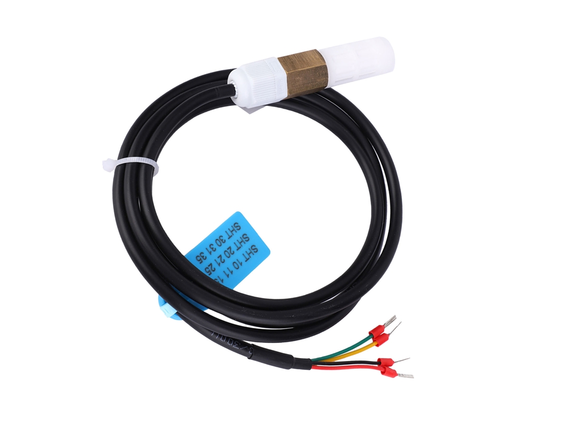 Sensor De Temperatura Y Humedad Digital De Alta Precisión Sht35 Con Caja De Cobre Y Plástico Para Suelo