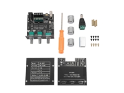 Módulo amplificador digital ZK 302T Bluetooth 5.1, chip TPA311D2, 2.0 canales, 30 W, 2 entradas AUX y USB, compatible con la aplicación Chennnls.