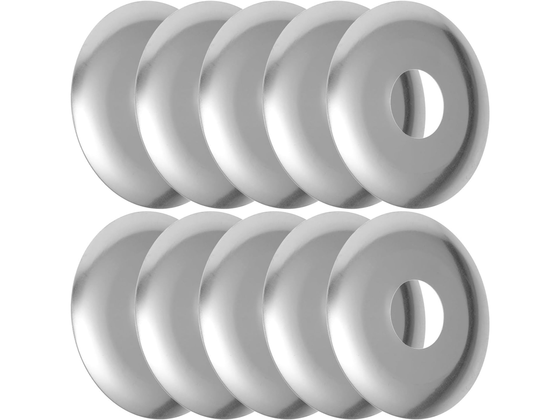 Protectores De Cabezales De Rociadores Kichouse De Acero Inoxidable De 10 Piezas Con Cubierta Expandible De Un Solo