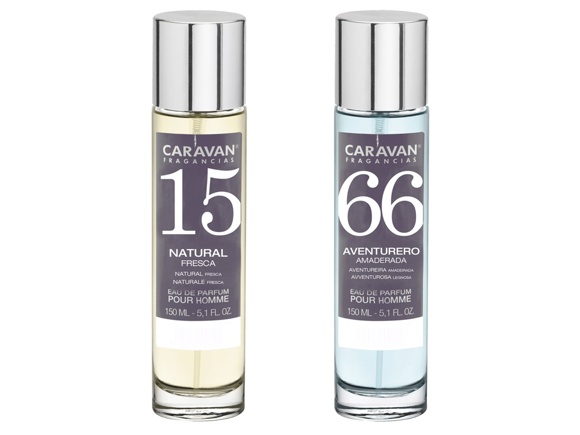 Set de 2 Perfumes CARAVAN para Hombre Nº66 y Nº15
