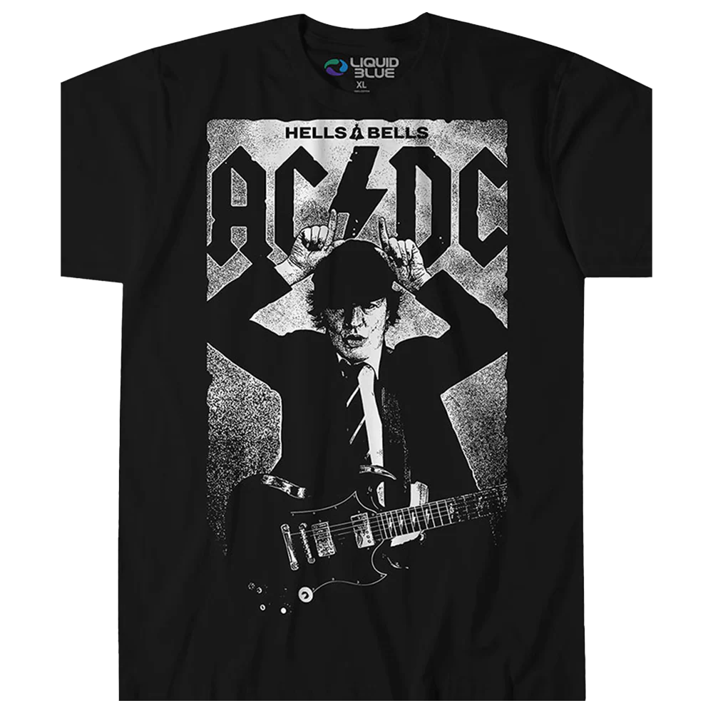 Ac/dc Angus Poster T-shirt Unisex Rockinstone Size:xxl