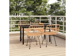 Conjunto 5 Piezas Jantar P/ Jardim Vime Pe Dkd Home Decor