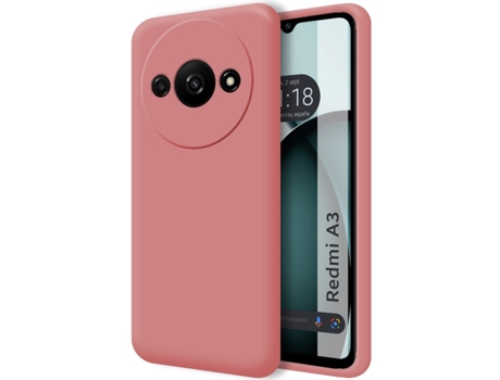 Funda Ultra para Xiaomi Redmi A3 TUMUNDOSMARTPHONE Silicona Líquida Rosa