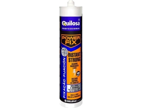 Silicona QUILOSA Power Fix Instant blanca (290 ml)