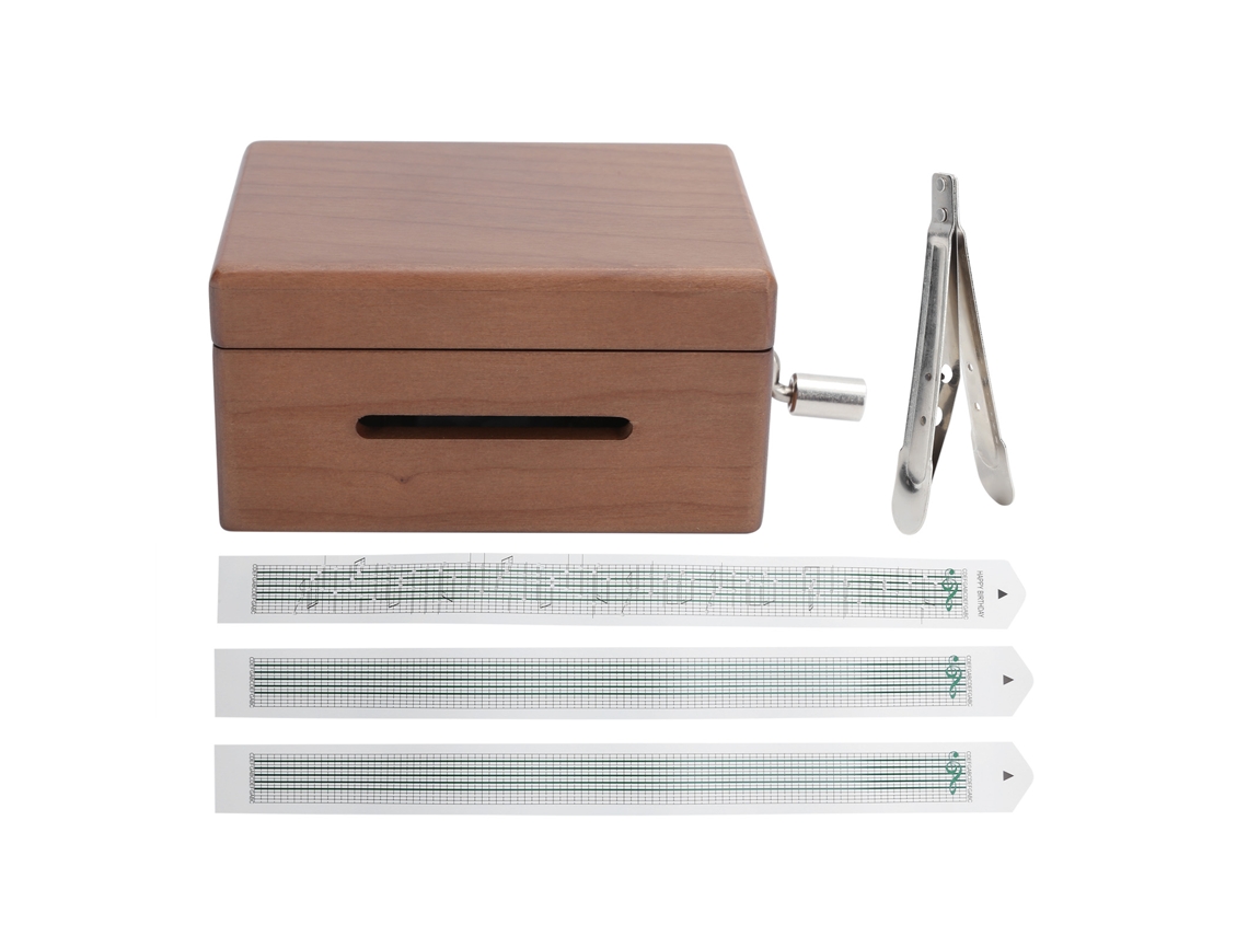 Caja De Música Manual Para Armar Con Cintas De Papel - Regalo De Navidad Y Cumpleaños Para Niños Y Niñas.