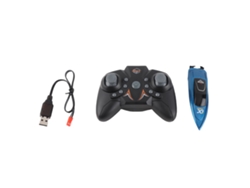 Rebe-barco De Controle Remoto 2.4g Usb De Alta Velocidade, Barco Elétrico Mini Impermeável Brinquedo Azul