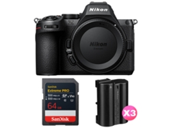 Nikon Z5 Ii + 1 Sandisk 64gb Extreme Pro Uhs-ii Sdxc + 3 Nikon En-el15c + Ebook “20 Consejos Para Fotos Que Impactan”