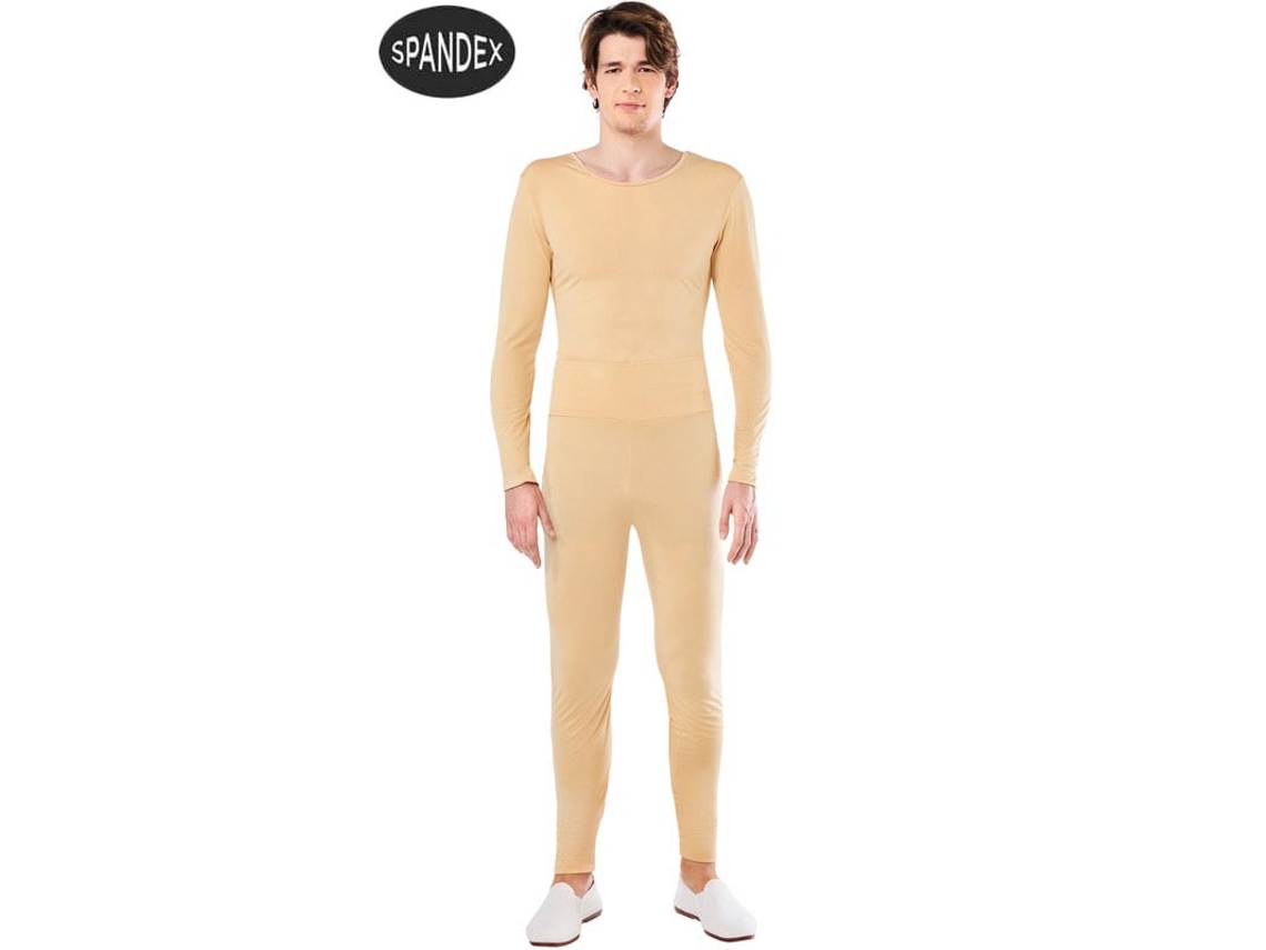 Disfraz Unisex CAR&GUS Conjunto de 2 medias de elastano beige  (Tam.: XL)