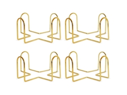 Agarraderas metálicas para ollas, 4 unidades para ollas cuadradas o redondas, acero inoxidable 304, decoración de cocina