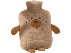Bolsa De Agua Caliente Brown Bear Para Compresas Calientes Y Terapia De Calor, 1000 Ml.