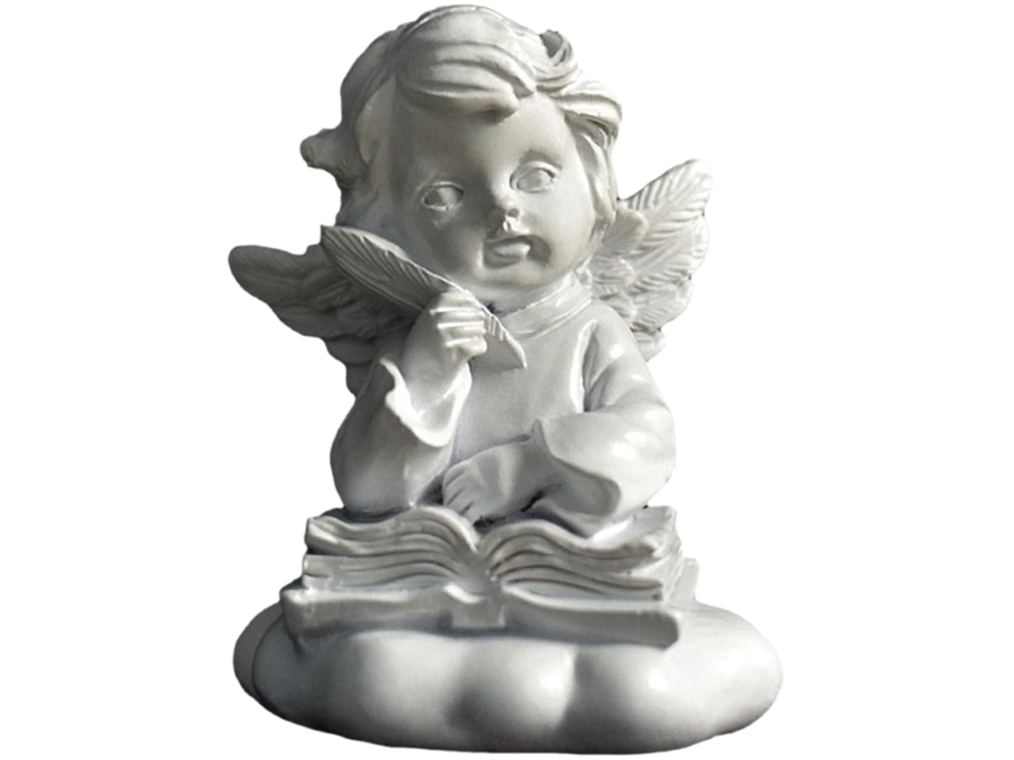 Estatua De Ángel De Resina - Decoración Para Jardín Y Hogar, Figura Escultórica, Regalo Ideal
