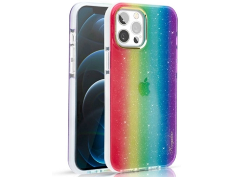 Carcasa Apple KINGXBAR iPhone 12 Pro Max Ombre Back Multicolor