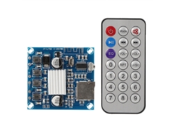 Módulo De Placa Amplificadora Digital, 2 Canales, 15w+15w, Bluetooth 5.0, Tarjeta De Memoria, Entrada Aux.