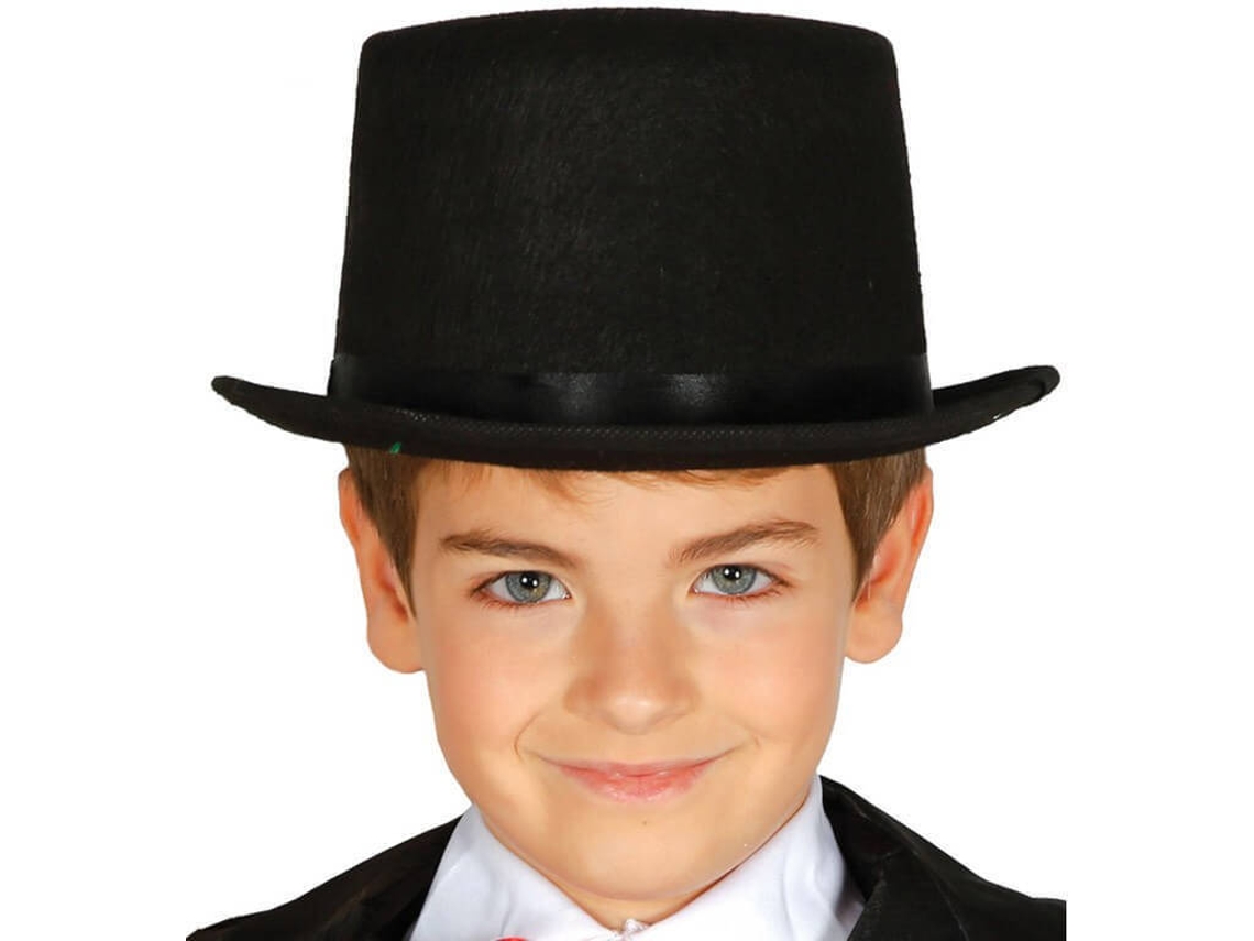 Sombrero DISFRAZZES Chistera Infantil De Fieltro Negro