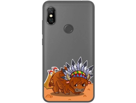 Carcasa Xiaomi Redmi Note 6 Pro TUMUNDOSMARTPHONE Búfalo Multicolor