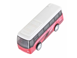 Estatua Interactiva De Autobús De Aleación Para Padres E Hijos, Escultura Coleccionable Roja.