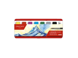 CARAN D'ACHE Guache Studio Caixa com 8 Pastilhas