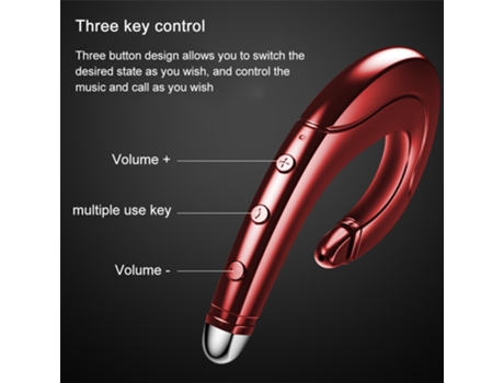 Auriculares Bluetooth True Wireless Lx-Ya04D-In-Ear - Modelo de nota roja de alta versión y auricular invisible de color con micrófono Can Noise