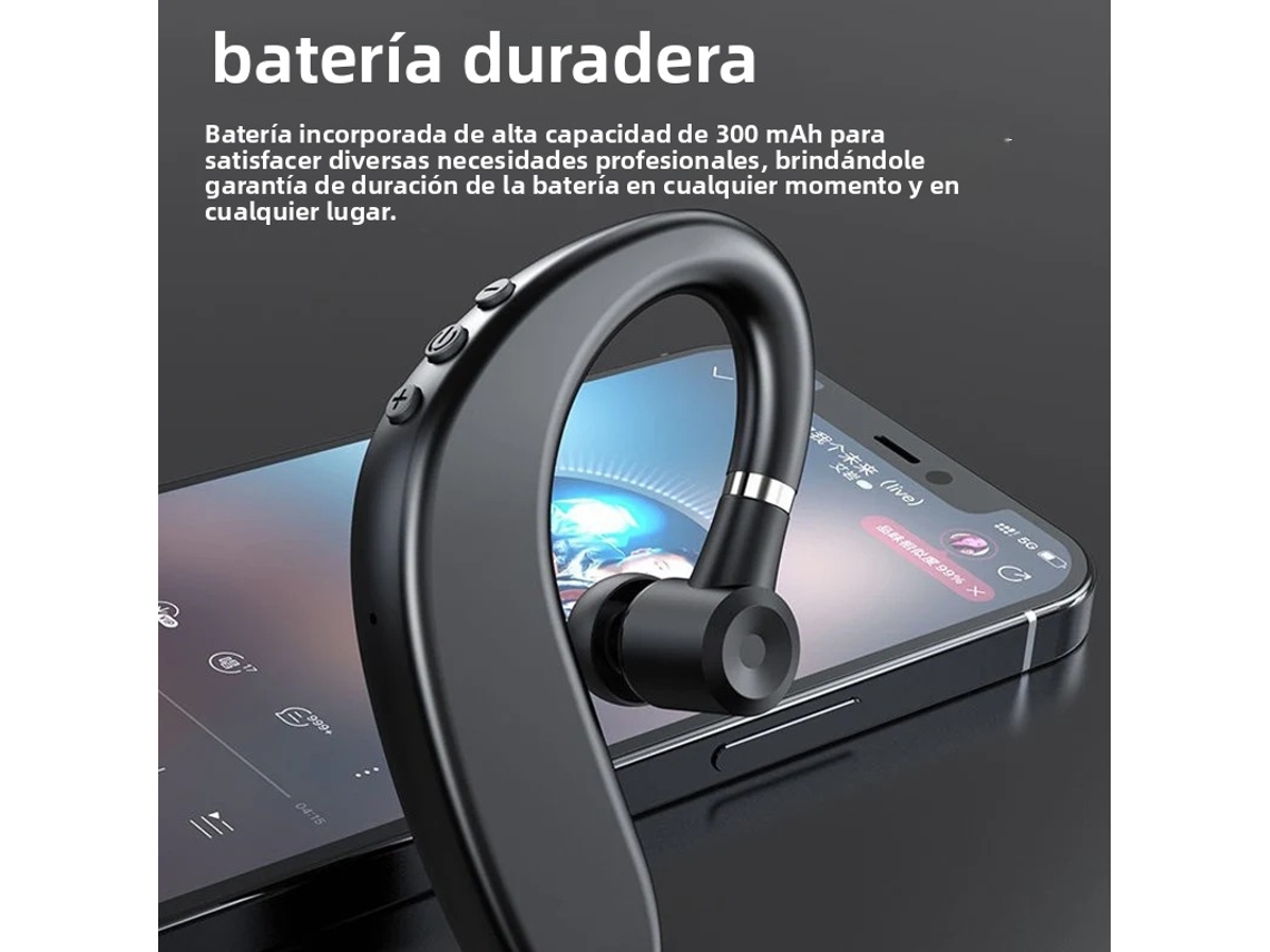 Auriculares inalámbricos Bluetooth TWS de un solo uso para conducción deportiva y negocios con cancelación de ruido ambiental Vayotoy